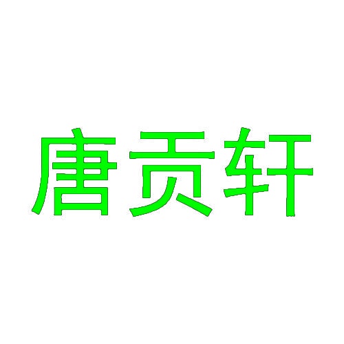唐贡轩 