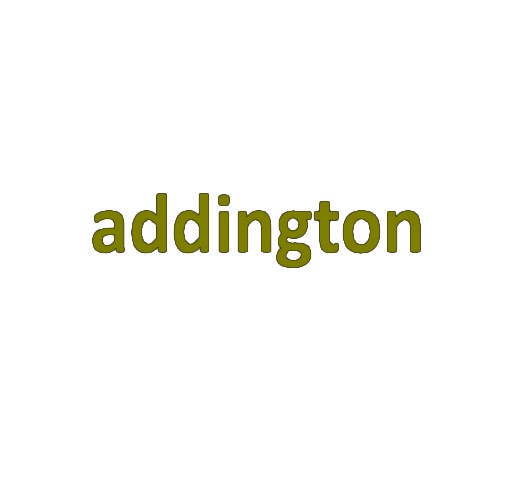 [2类]ADDINGTON