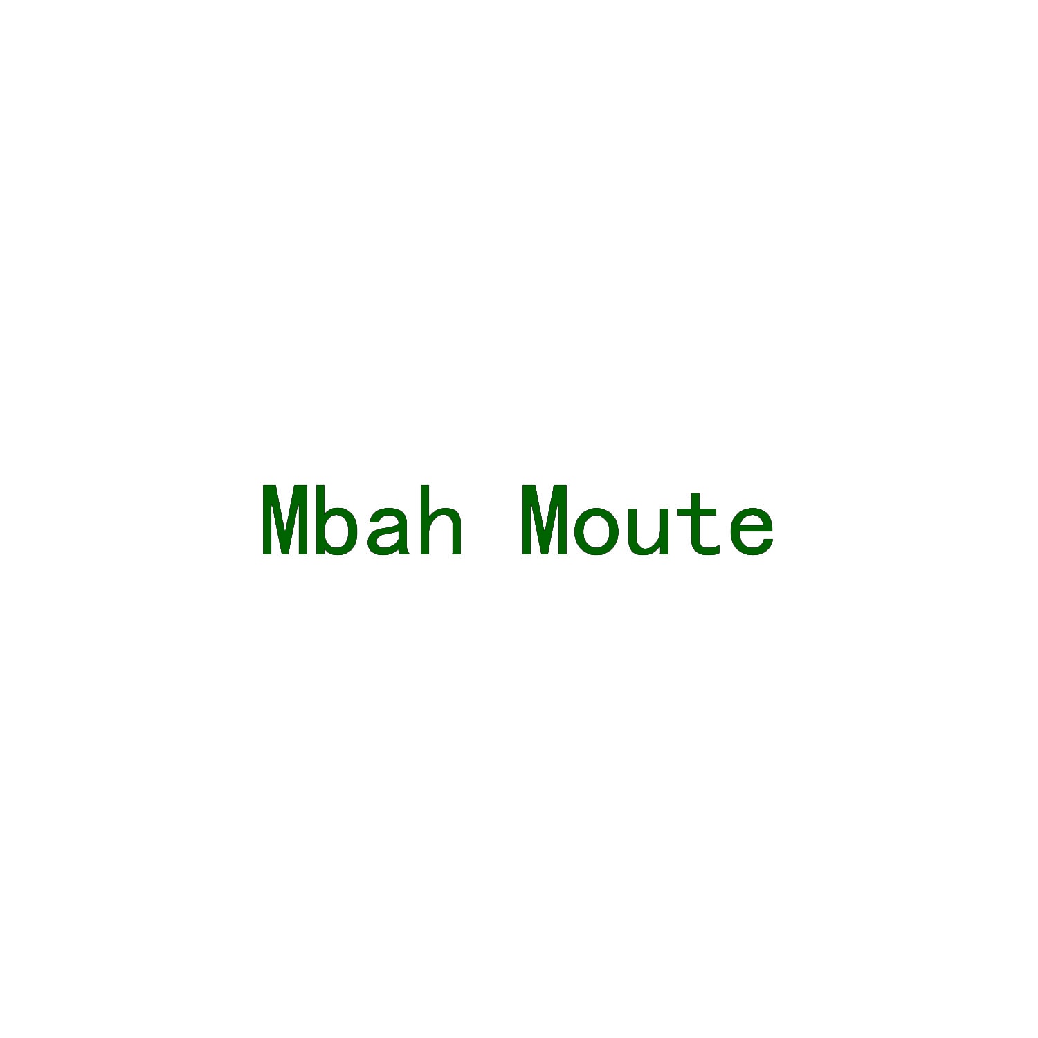 Mbah Moute 