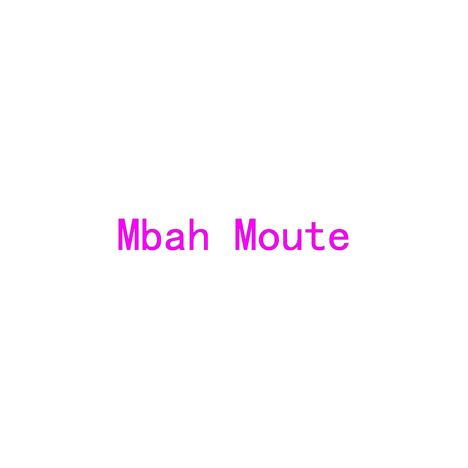 Mbah Moute